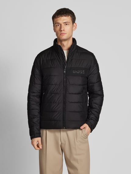 BOSS Steppjacke mit Stehkragen Modell 'Cenitos' Black 4