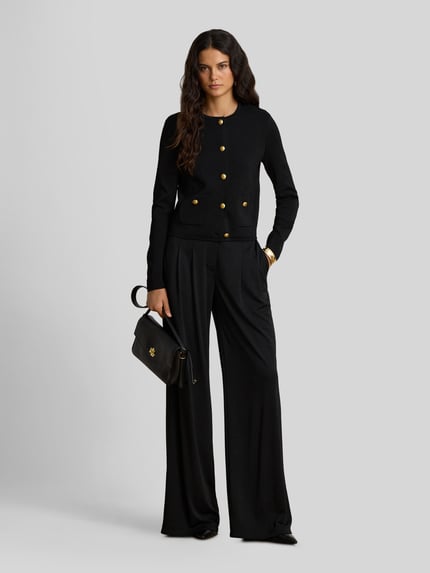 Lauren Ralph Lauren Regular Fit Kurzblazer mit goldenen Zierknöpfen Black 1