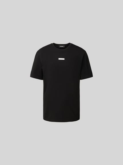 Dsquared2 t-shirt o kroju regular fit z czystej bawełny Czarny 2