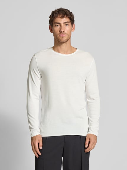 Strellson Regular Fit Pullover aus Baumwoll-Mix 'PROSPECT' Offwhite 4