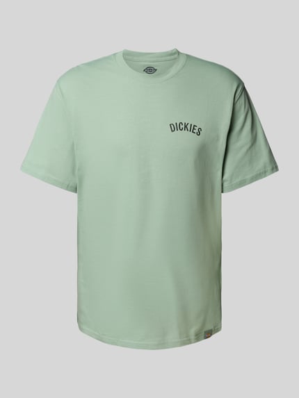 Dickies T-shirt z nadrukiem z logo Miętowy 2