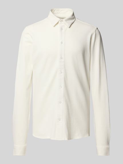 Casual Friday Koszula casualowa o kroju slim fit z kołnierzykiem typu kent model ‘ARTHUR’ Złamany biały 2