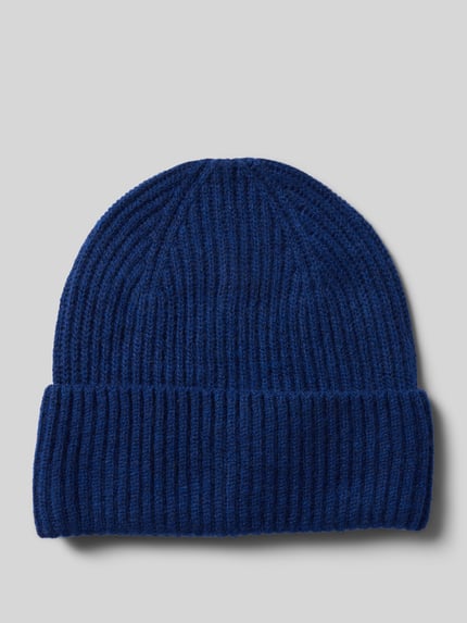 JACK & JONES Beanie aus Baumwoll-Kaschmir-Mix Modell 'COPENHAGEN' Marine 1