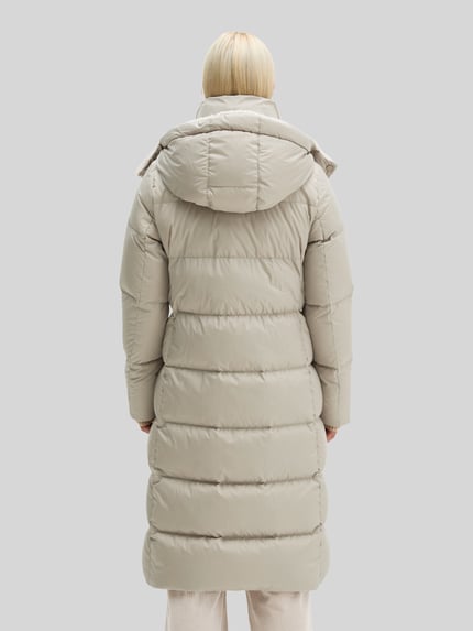 Marc O'Polo Steppmantel mit Kapuze Taupe 5