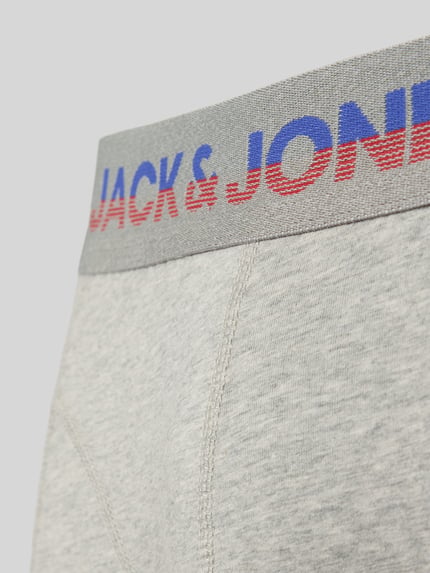 JACK & JONES Trunks mit Label-Bund Modell 'JADON' im 3er-Pack Rot 2