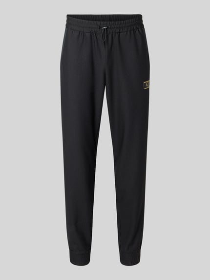 Spodnie dresowe o kroju regular fit z fakturowanym wzorem Shop The Look MANNEQUINE