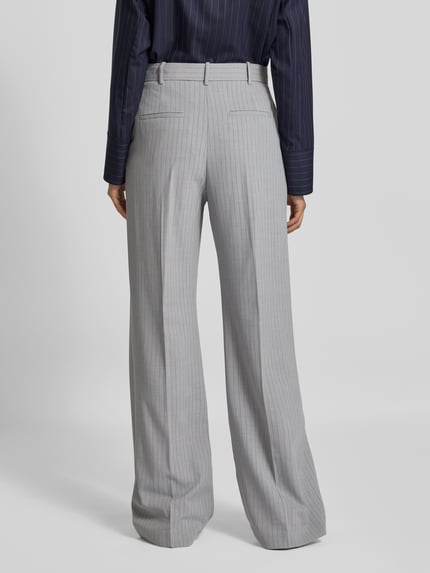MANGO Stoffhose mit französischen Eingrifftaschen Hellgrau 5