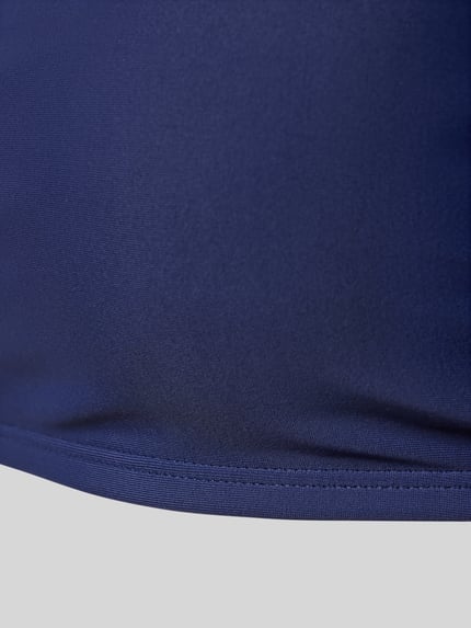 PUMA Top bikini z nadrukiem z logo Granatowy 2