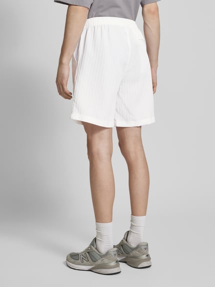 JACK & JONES Regular Fit Shorts mit Strukturmuster Modell 'JAIDEN MASSIMO' Weiss 5