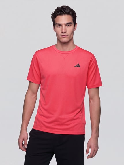 adidas Training Sport-T-Shirt mit Logo-Print Rot 4