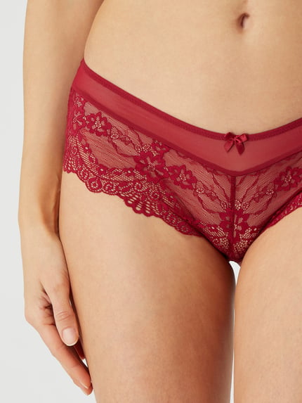 LASCANA Panty aus Spitze Modell 'Melissa' Rot 3