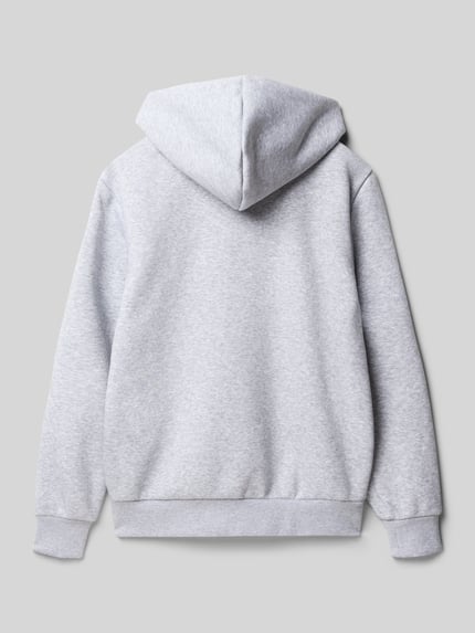 Karl Kani Regular Fit Sweatjacke aus Baumwoll-Mix mit Reißverschluss Mittelgrau Melange 3