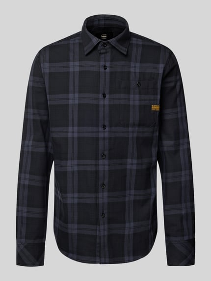 G-Star RAW Koszula casualowa o kroju slim fit z kołnierzykiem typu kent model ‘Bristum 2.0’ Ciemnoniebieski 2