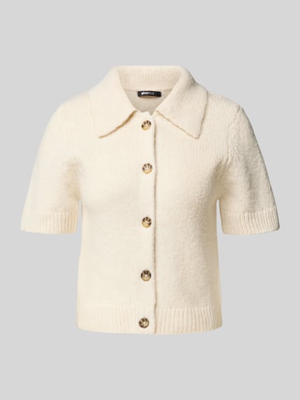 Gina Tricot Strickcardigan mit 1/2-Arm und Woll-Anteil Offwhite 2