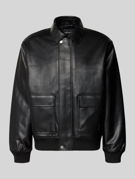 Lederjacke mit Umlegekragen Modell 'Arizona Jacket' Shop The Look MANNEQUINE