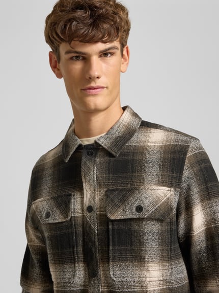 G-Star RAW Regular fit vrijetijdsoverhemd met borstzakken Olijfgroen - 3