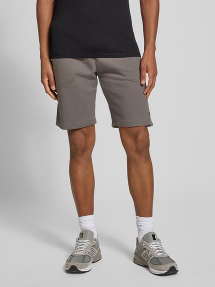 GUESS Activewear Shorts mit elastischem Bund und Tunnelzug Modell 'ALDWIN' Anthrazit 4