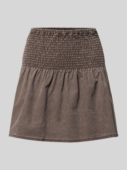 Minirock mit Smok-Detail Modell 'Oregon' Shop The Look MANNEQUINE