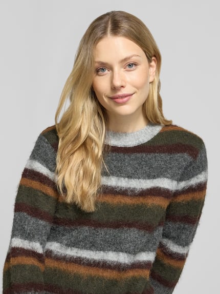 Soyaconcept Pullover mit weichem Flauschgarn Modell 'SC-HADIL YD 2' Dunkelgruen 3
