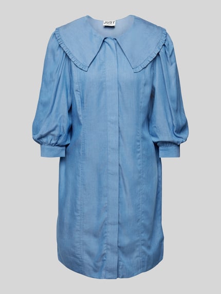 JUST FEMALE Jeanskleid mit Modell 'Texas' Hellblau 2