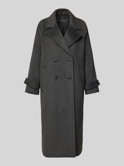 VERO MODA Mantel mit doppelreihiger Knopfleiste Mittelgrau 2
