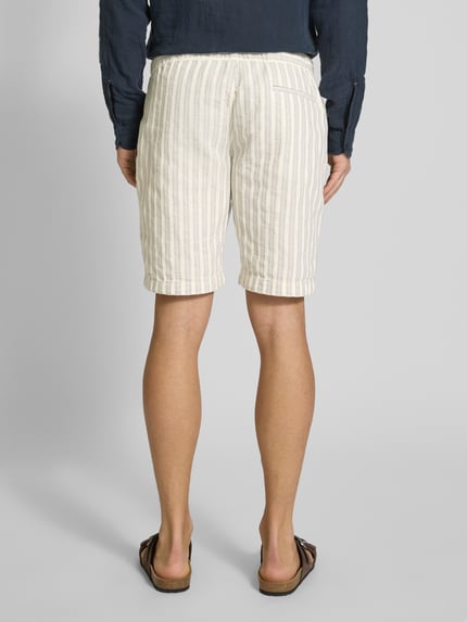 MCNEAL Bermudas mit Label-Detail und elastischem Bund Hellblau 5