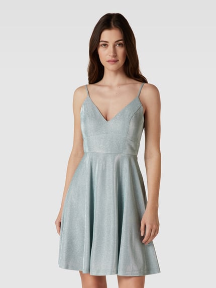 Jake*s Cocktail Cocktailkleid mit Effektgarn Schilf Melange 4