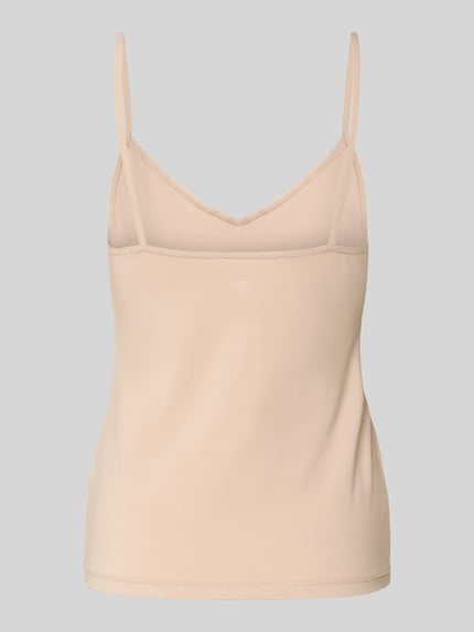 Sloggi Top mit abgerundetem V-Ausschnitt Beige 3