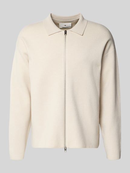JACK & JONES Premium Gebreid jack met tweewegsritssluiting, model 'BRADFORT' Offwhite gemêleerd - 2