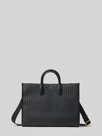 BOSS Henkeltasche mit Label-Applikation Modell 'SANDY TOTE SQ' Black 2