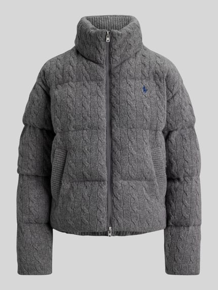 Polo Ralph Lauren Regular fit gewatteerd jack van mix van wol en kasjmier Middengrijs gemêleerd - 2