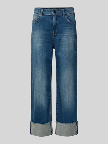 Marc Cain Relaxed Fit Jeans im 5-Pocket-Design Bleu Melange 2