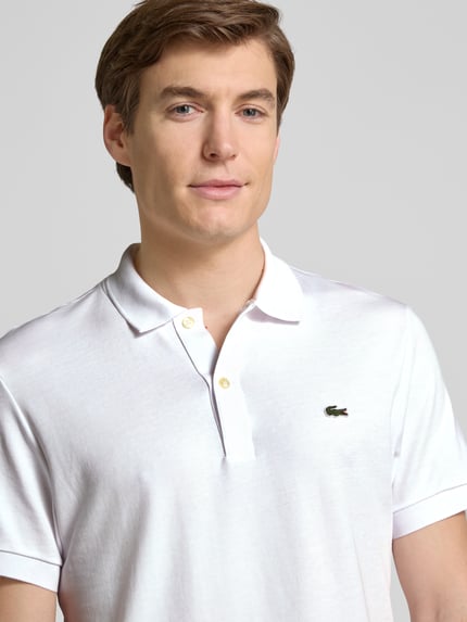Lacoste Regular Fit Poloshirt mit Label-Detail Weiss 3