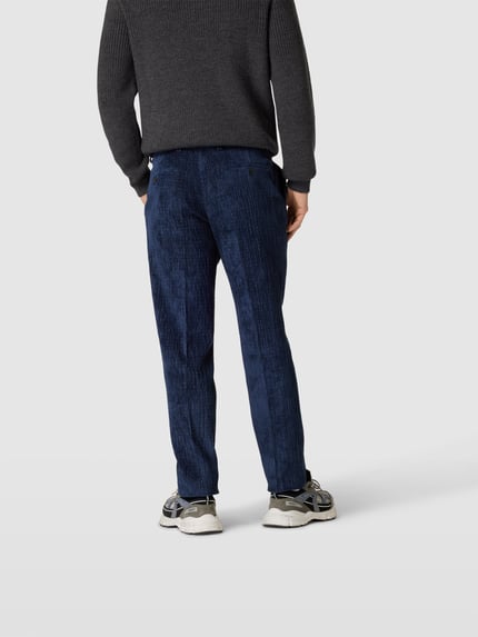 Lardini Spodnie w stylistyce sztruksu Ciemnoniebieski 5