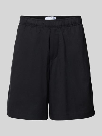 Selected Loose Fit Shorts mit elastischem Bund Modell 'THAIS SUMMER' Black 2