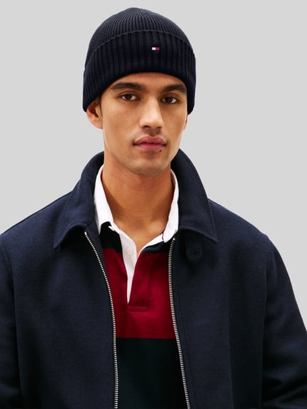 Tommy Hilfiger Mütze mit Logo-Detail Marine 1