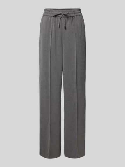 b.young Broek met elastische band, model 'Encore' Lichtgrijs - 2