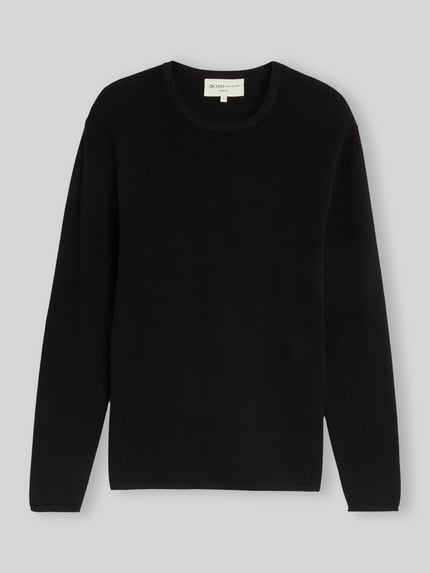 Tom Tailor Denim Regular Fit Pullover aus reiner Baumwolle Black 2