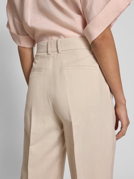 Tommy Hilfiger Tapered Stoffhose mit Leinenanteil Sand 3