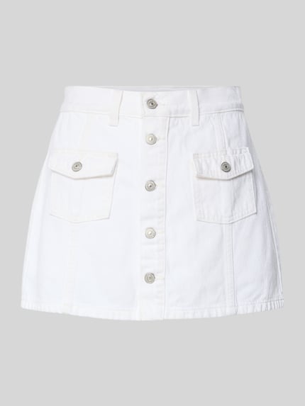 Levi's® Schmaler Jeansrock aus reiner Baumwolle Weiss 2