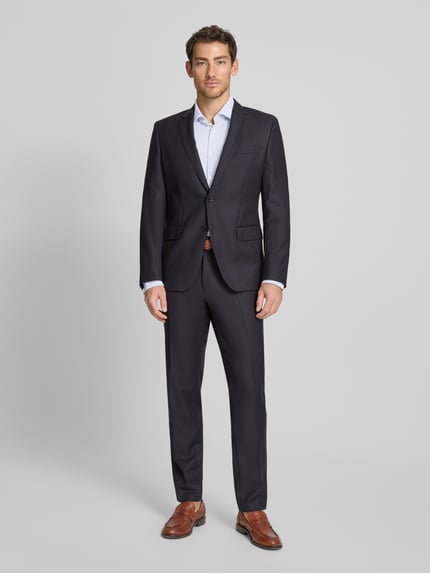 HUGO slim fit zakelijk overhemd met all-over print model 'KENNO' Wit - 1