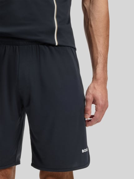 BOSS Green krój regular fit krótkie spodenki sportowe model 'JT_TOC GAME' Granatowy 3