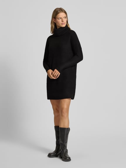 ONLY Strickkleid mit Woll-Anteil Modell 'JANA' Black 1