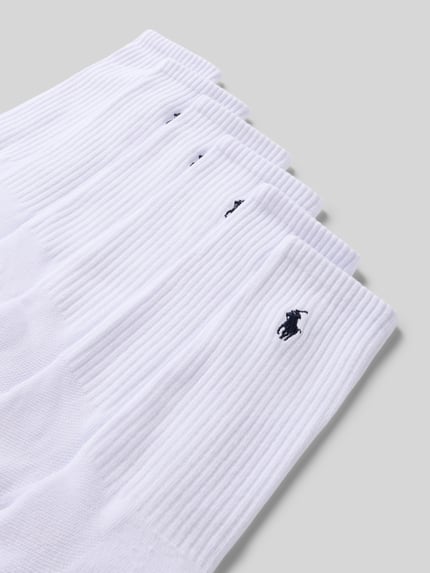 Polo Ralph Lauren Underwear Sokken met labelstitching in een set van 6 paar Wit - 2