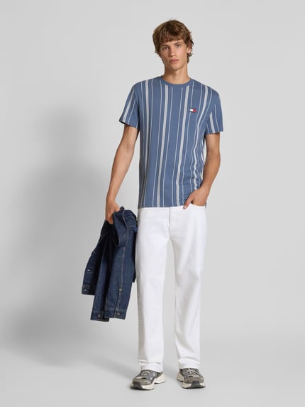 Tommy Jeans Relaxed Fit Straight Fit Jeans aus Baumwoll-Mix Modell 'OTIS' Offwhite 1