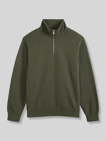 Levi's® Regular Fit Troyer aus reiner Baumwolle Oliv 2