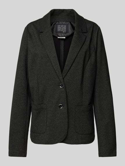 Street One Blazer mit aufgesetzten Taschen Black 2
