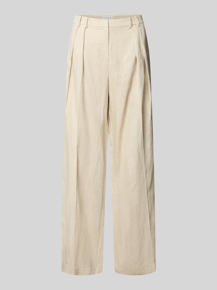 Wide Fit Stoffhose aus Lyocell-Mix Modell 'Teni' Shop The Look MANNEQUINE