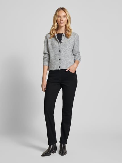 Raphaela By Brax Straight Fit Jeans mit elastischem Bund Black 1