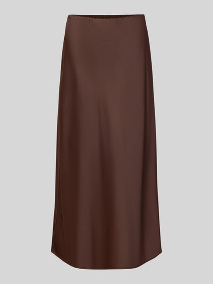 Leicht ausgestellter Midi-Rock mit elastischem Bund Shop The Look MANNEQUINE